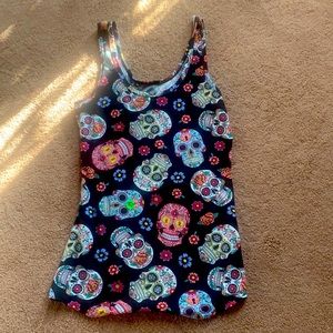 Skull tank top